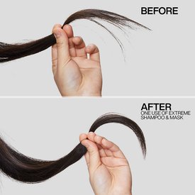 redken before after extreme shampoo